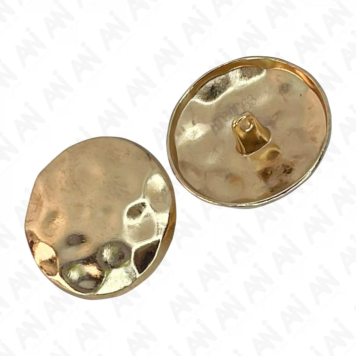 Hammered Style Metal Buttons