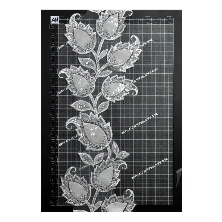 Tulip Flower 1 Meter Sequins Lace