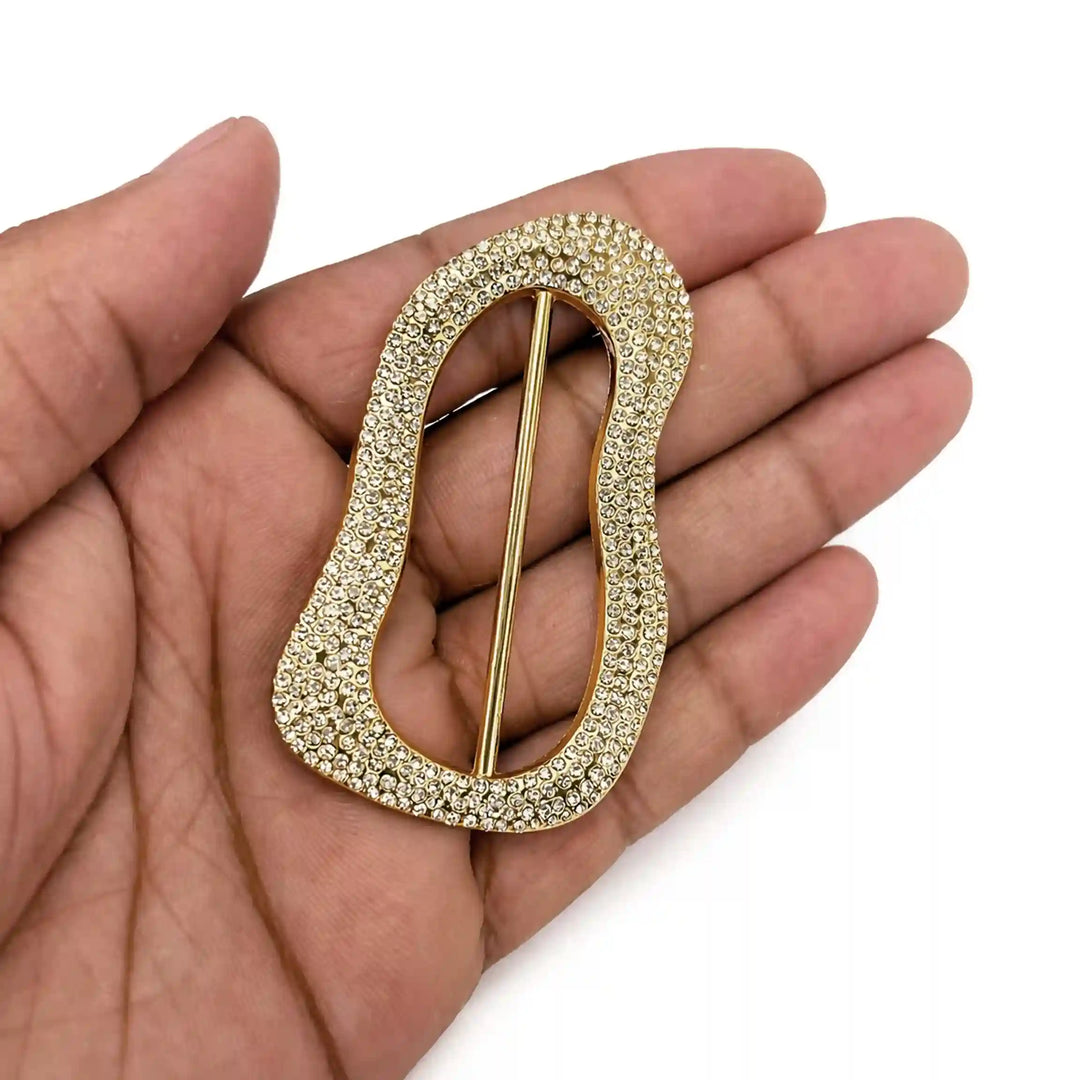 Rhinestone Fluid Buckle