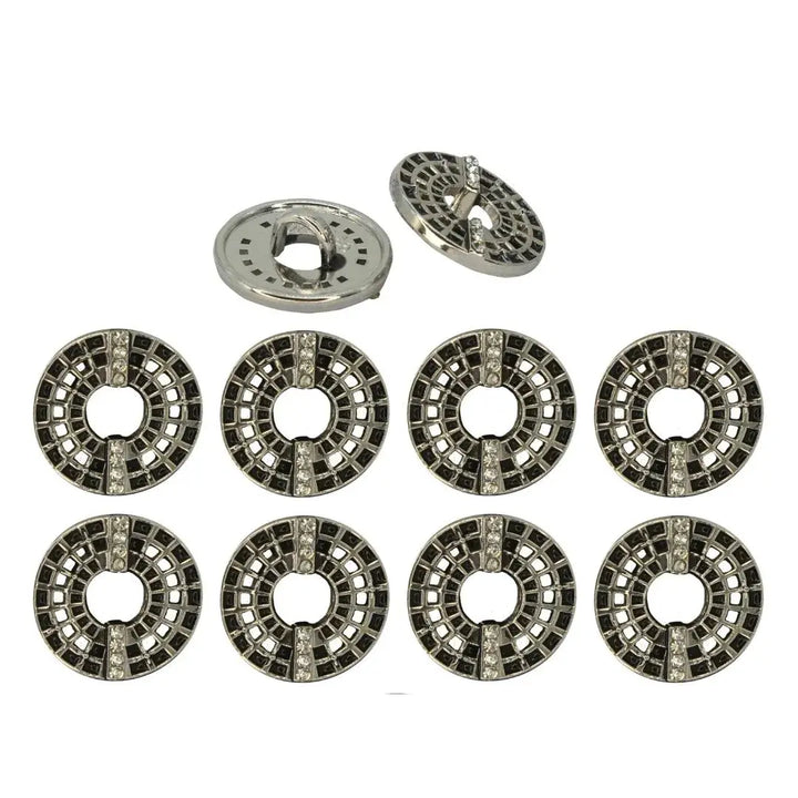 Decorative Gold Laser Cut Button | 12mm(20L) & 15mm(24L)