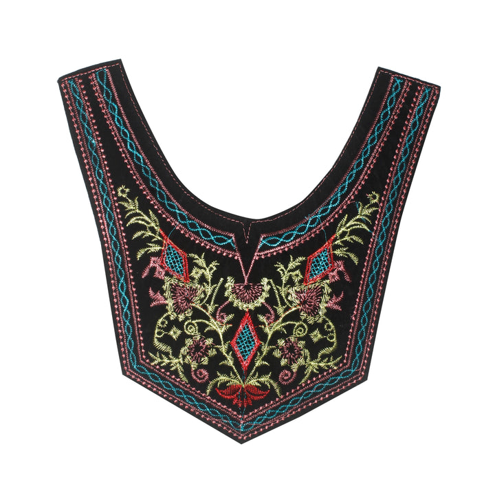 Leafy Labyrinth Ethnic Neckline