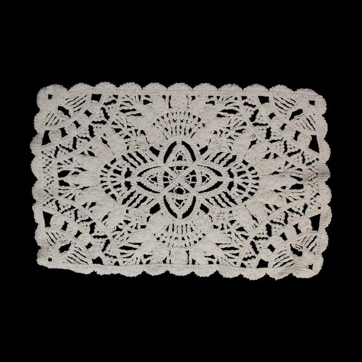 Rectangular Doily Appliqu Patch