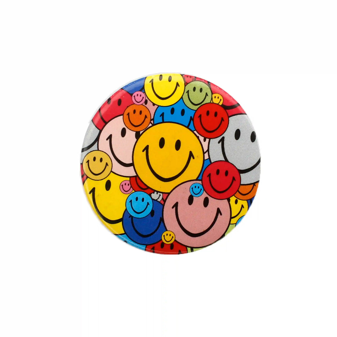 Smiley Face Crowd Emoji Brooch