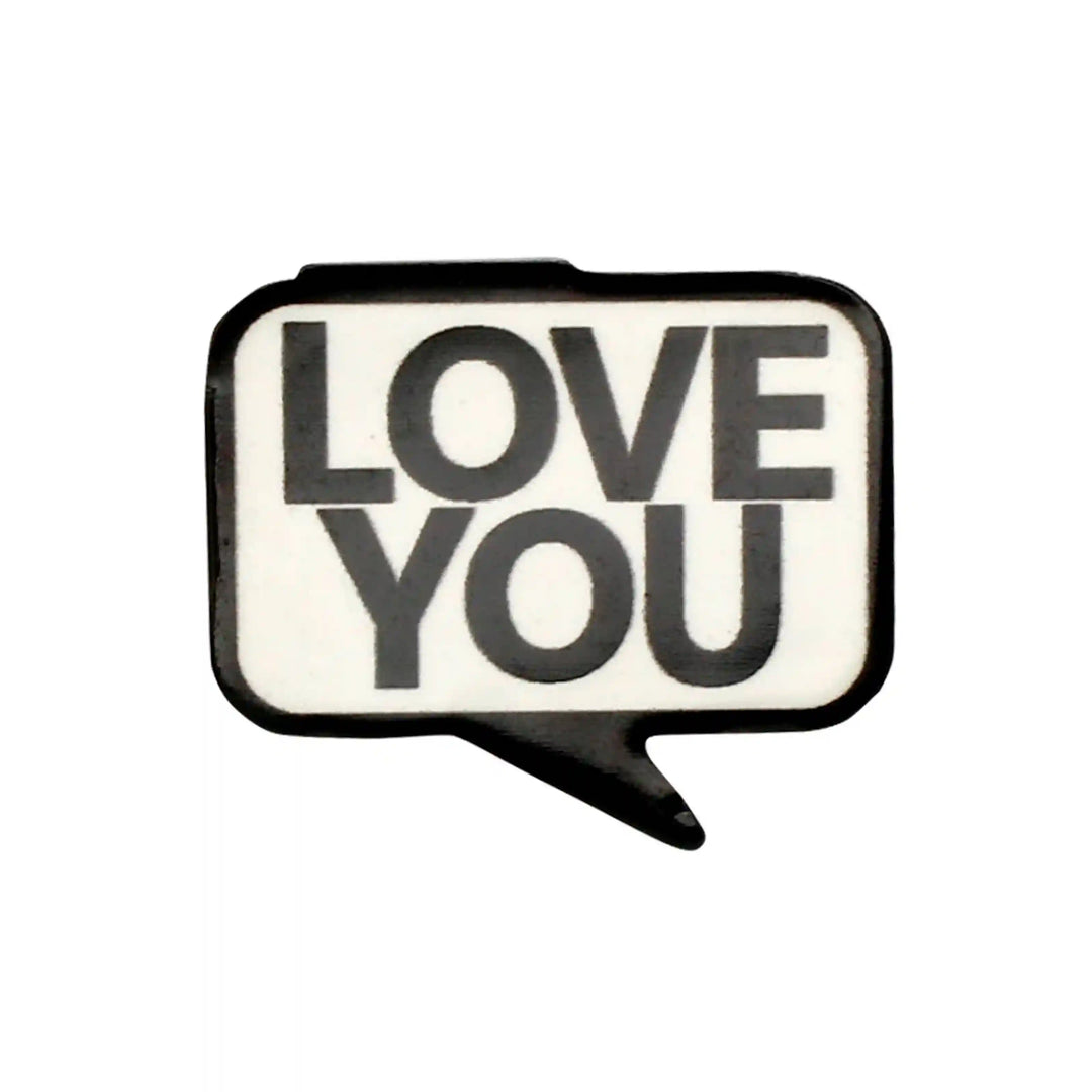 Love You Acrylic Brooch