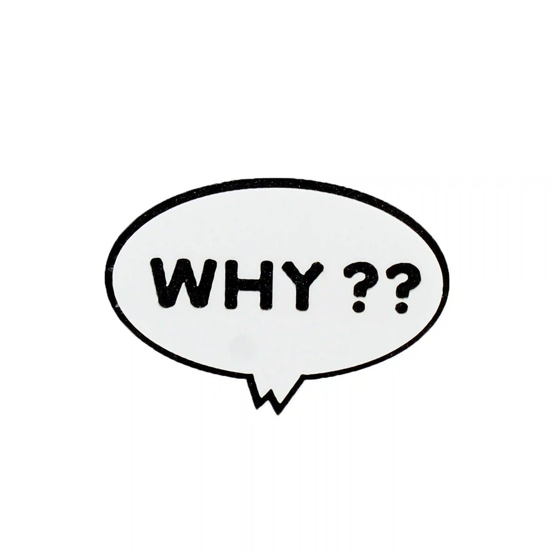 WHY??Speech Bubble Brooch