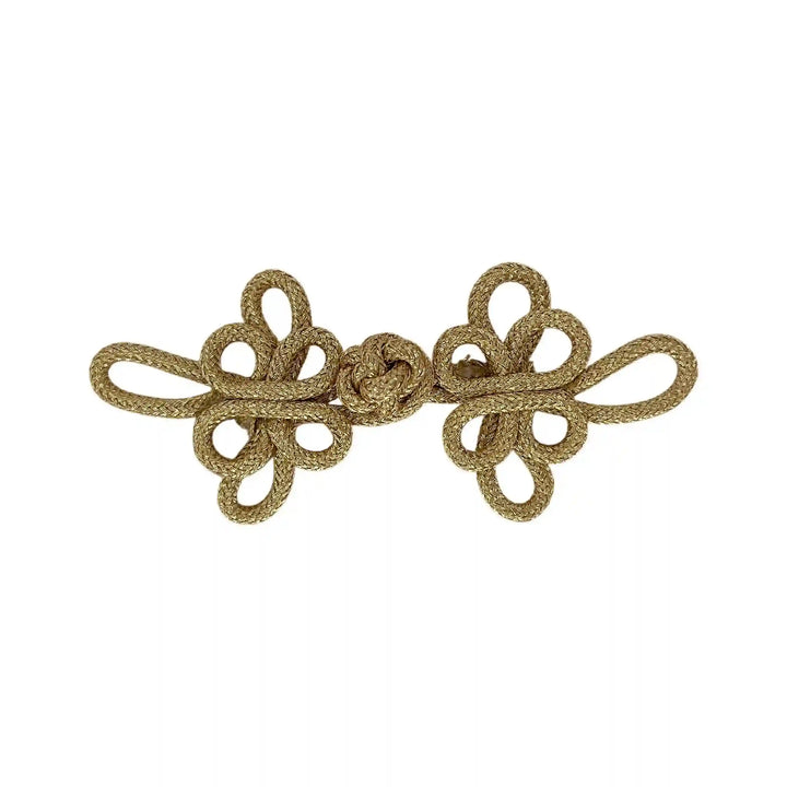 Three Petal Flower Frog Buttons