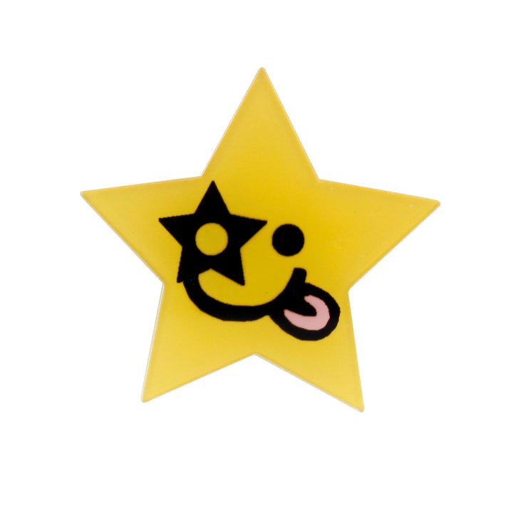 Winking Star Brooch