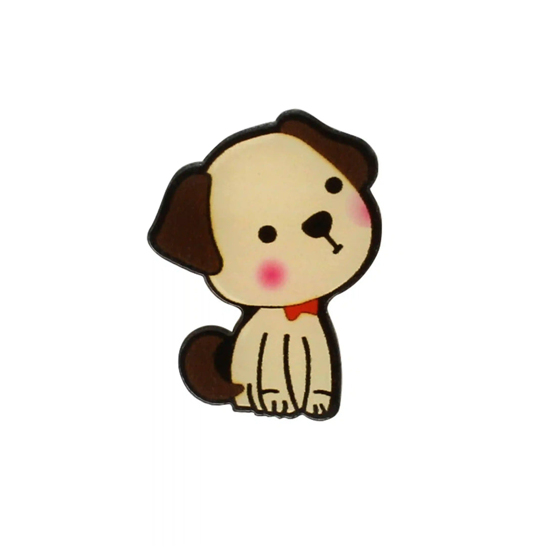 Blushing Puppy Dog Brooch