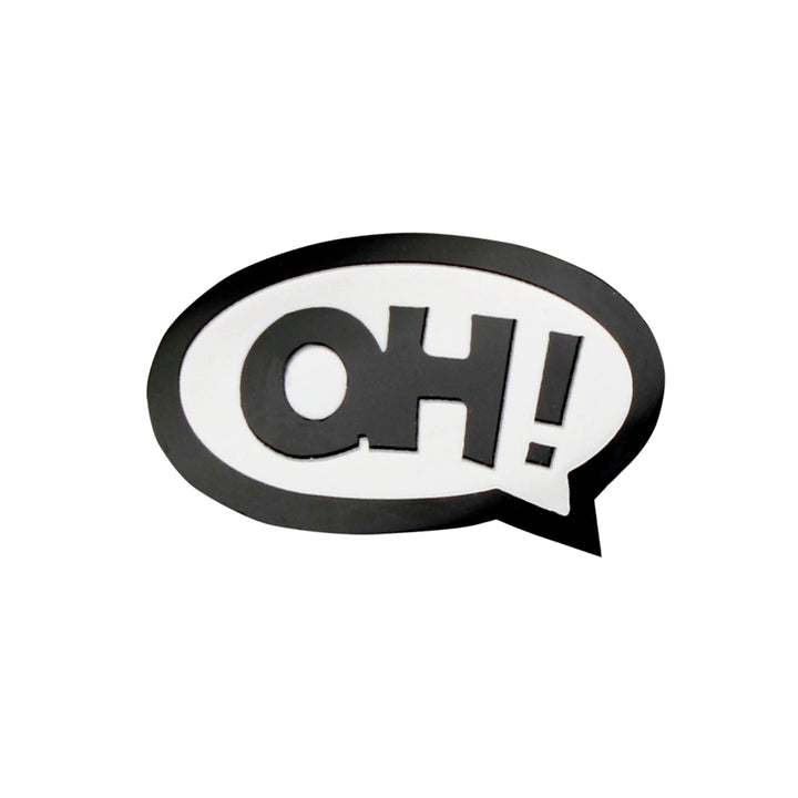 OH Message Brooch