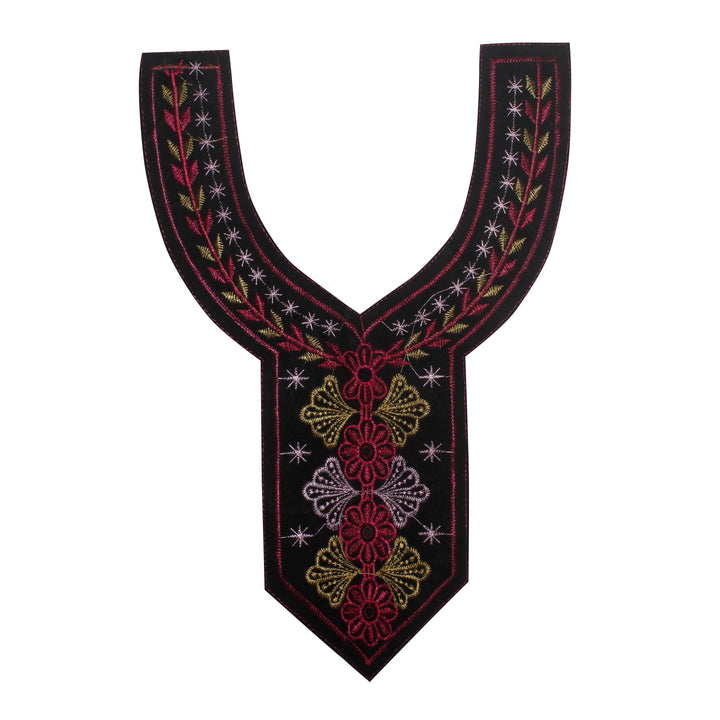 Handcrafted Thread Embroidery Ethnic Yoke