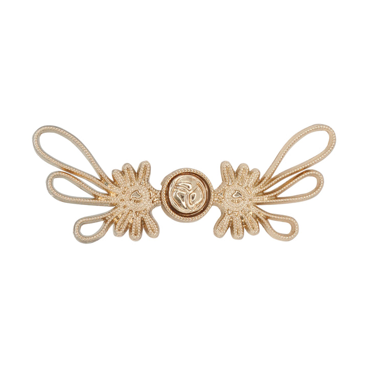 Butterfly knot or dual knot design Frog closure metal button-5.5cm×2.5cm