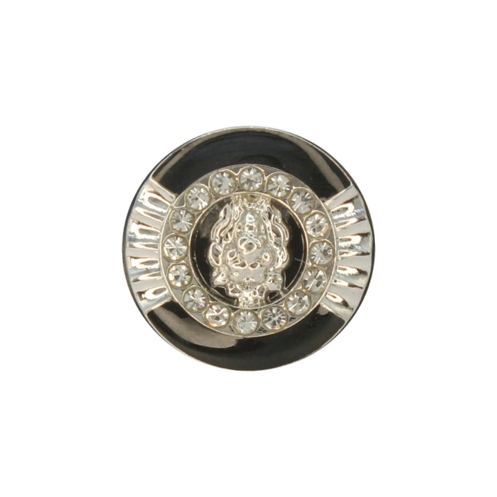 Lion Rhinestone Shirt Buttons | 14mm(22L) & 18mm(28L)