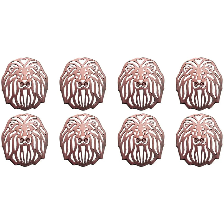 Laser Cut Lion Metal Buttons | 19mm(30L) & 24mm(38L)