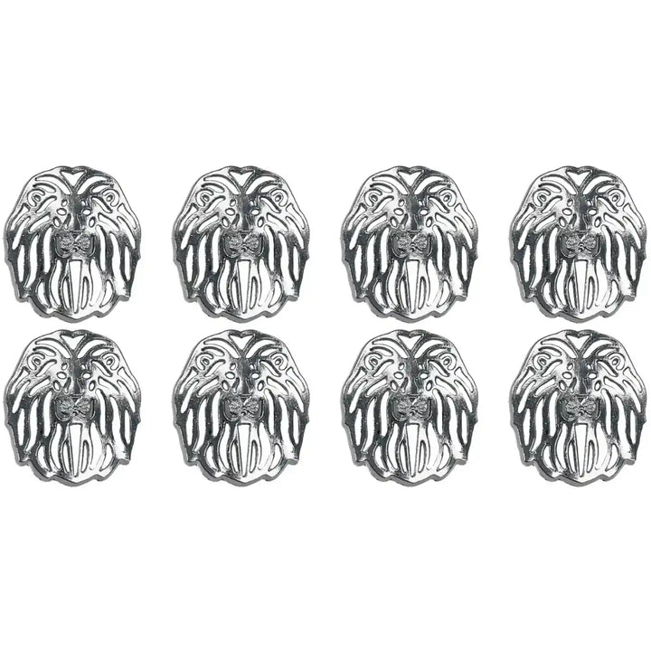 Laser Cut Lion Metal Buttons | 19mm(30L) & 24mm(38L)