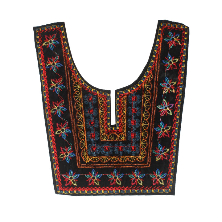 Elegant Multicolor Ethnic Neckline