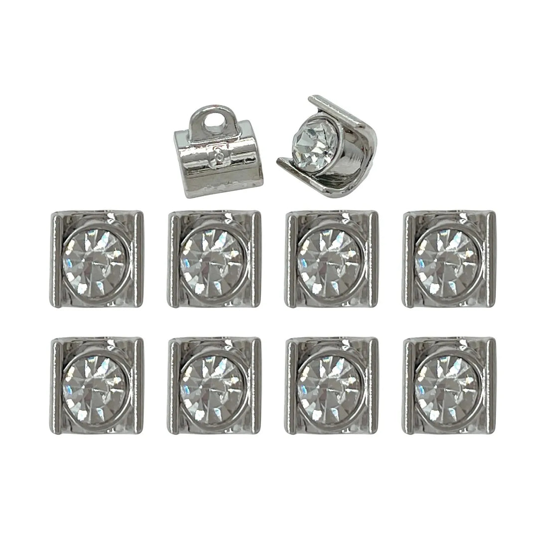 Decorative Square Metal Button for shirt | 9mm(14L)