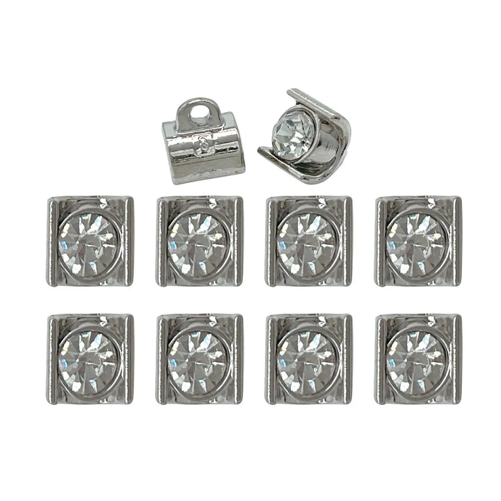 Decorative Square Metal Button for shirt | 9mm(14L)
