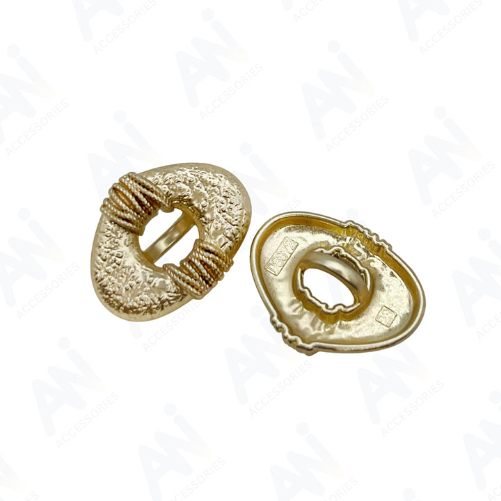 Rope Design Metal Button for DIY Projects