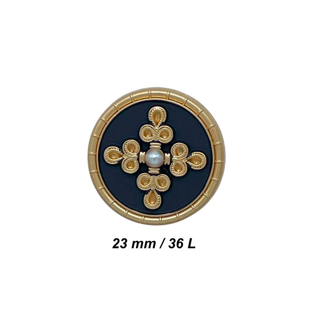 Elegant Pearl Metal Buttons for Clothing