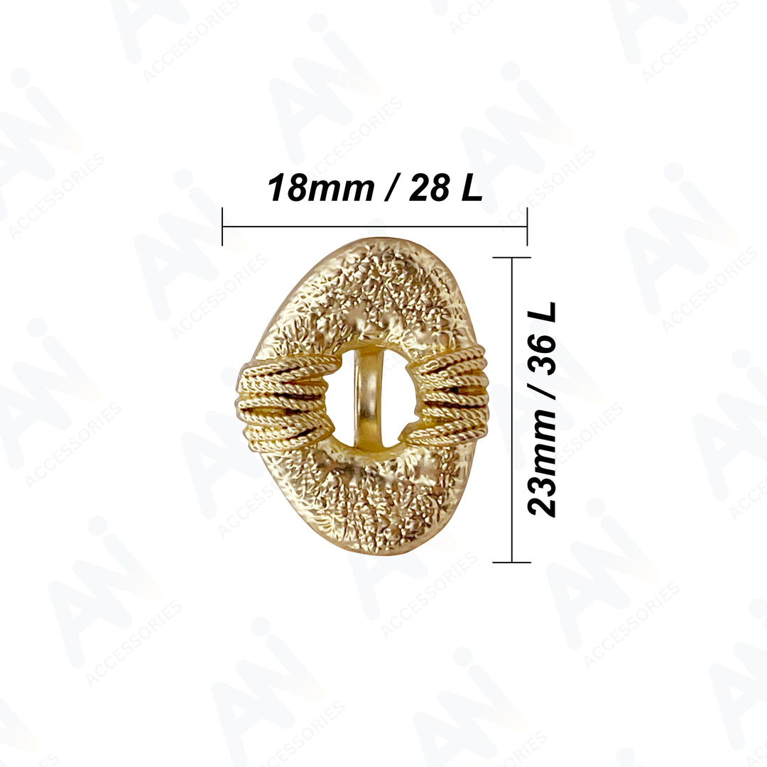 Rope Design Metal Button for DIY Projects