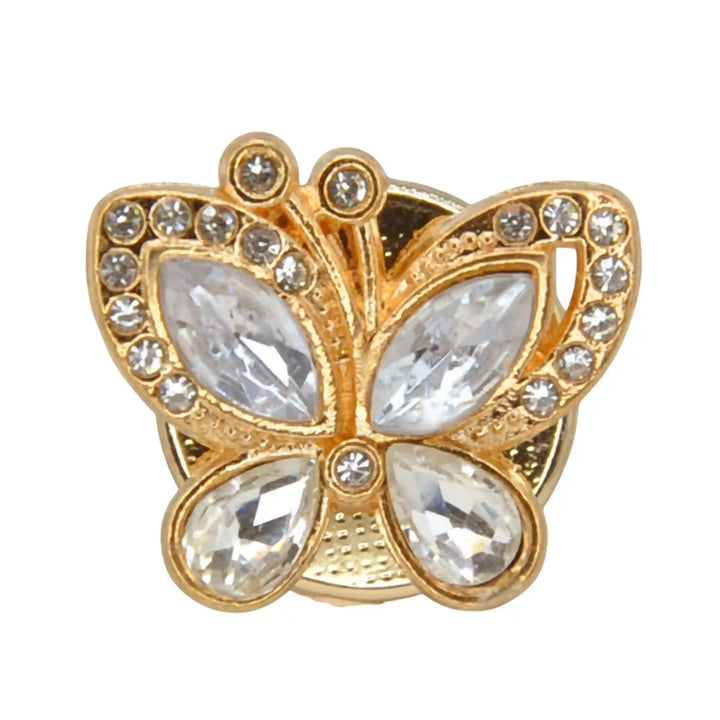 Butterfly Rhine Stone Cover Buttons
