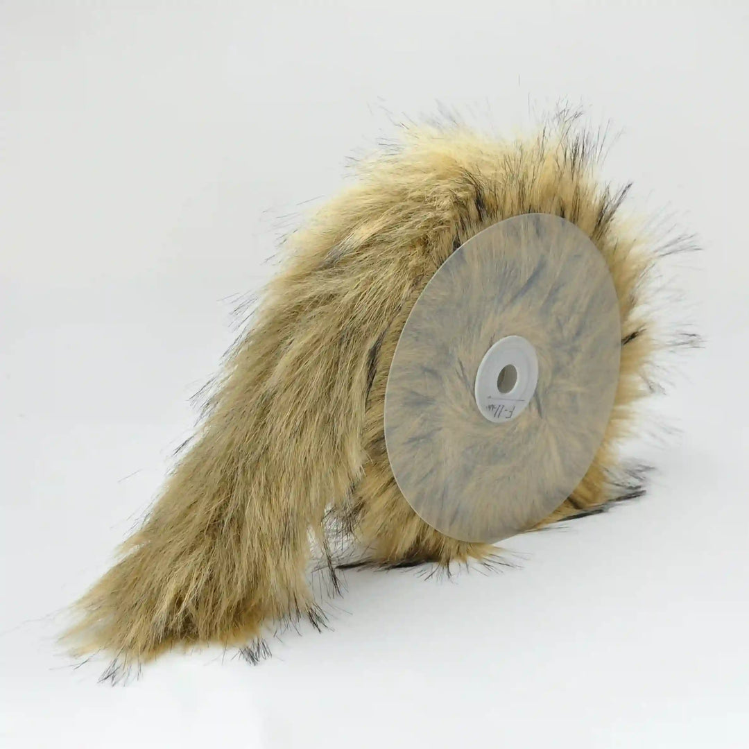 Beige Fluffy Marabou Lace | 2 Meters