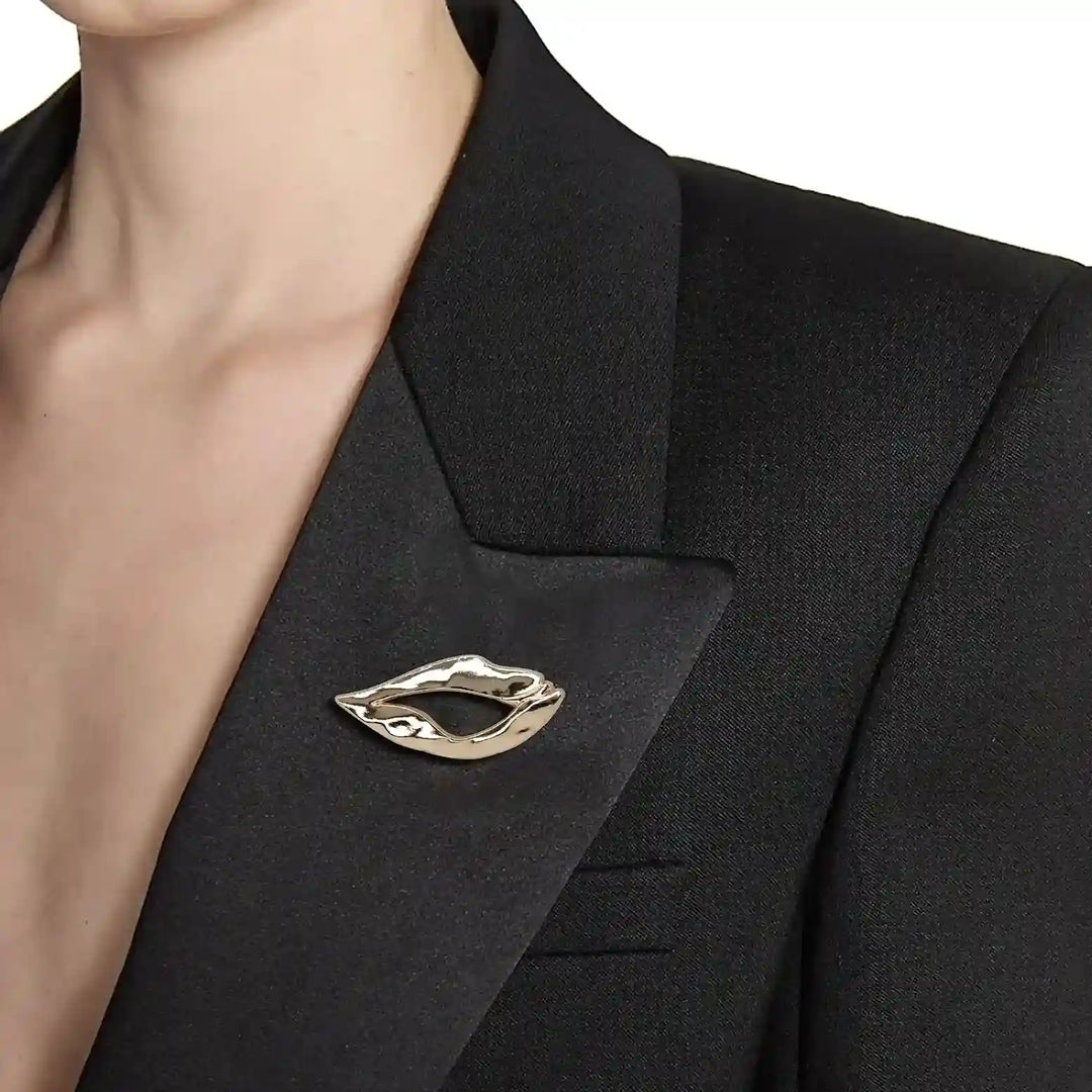 Lips Inspired Brooch