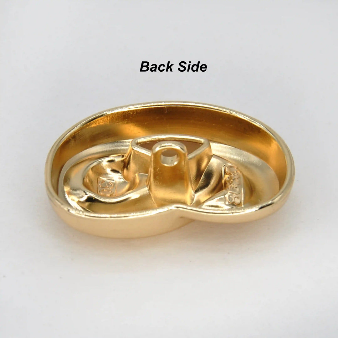 Three Dimensional Metal Buttons | 18mm (28L), 20mm (31L) & 23mm (36L)