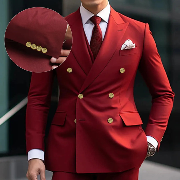 Wrinkles Inspired Golden Shank Metal Button | 15mm(24L), 19mm(30L) & 23mm(36L)