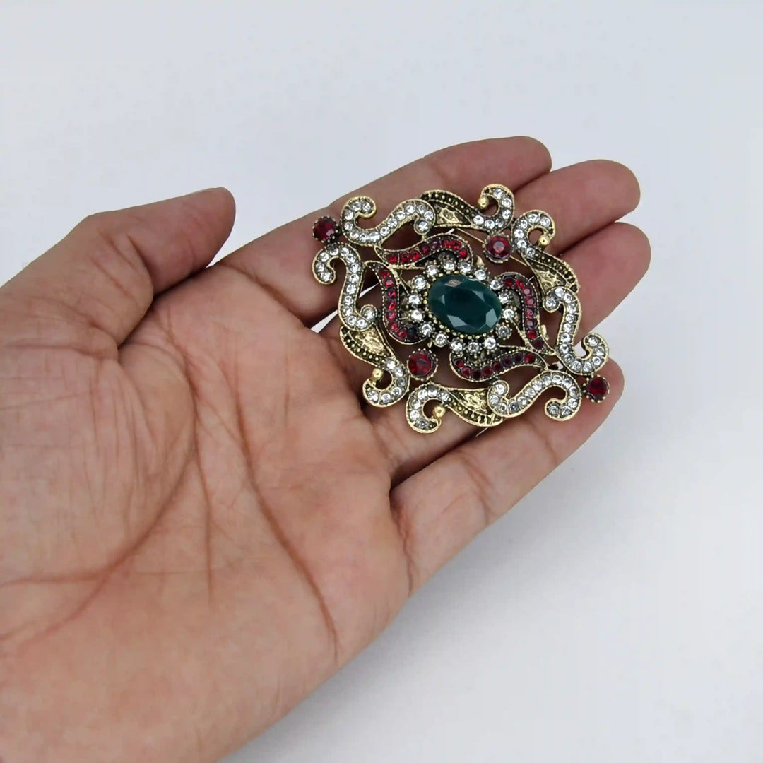 Baroque Revival Brooch Pin