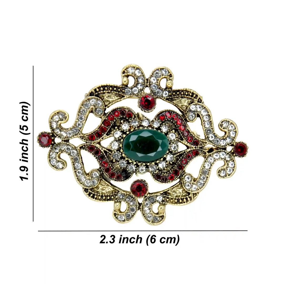 Baroque Revival Brooch Pin