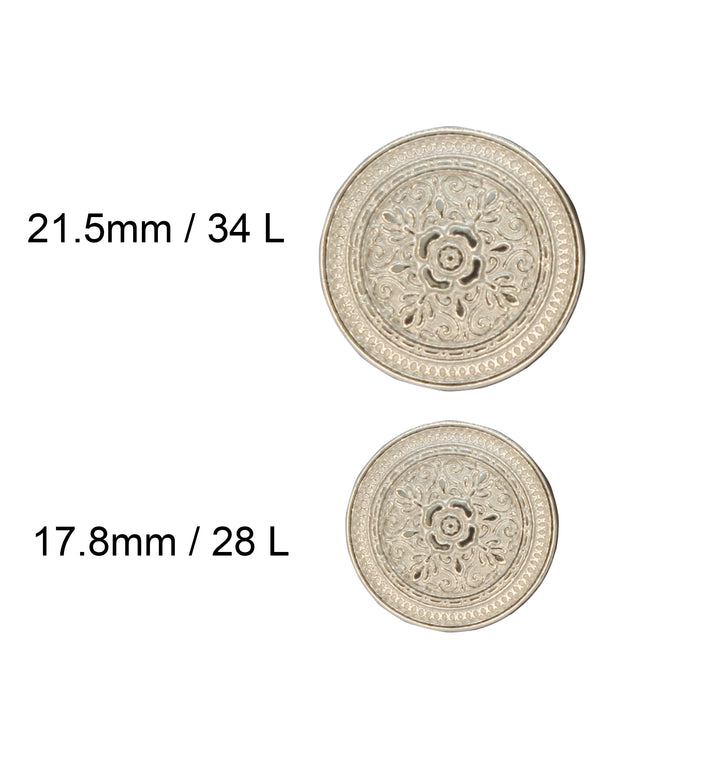 Elegant Design Metal Buttons