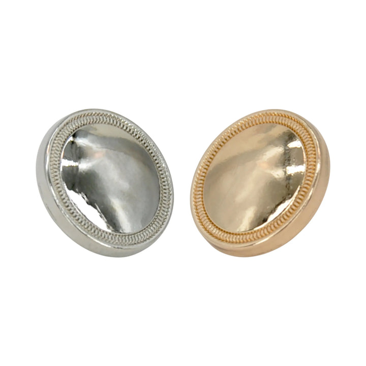 Luxury Plain Dome Metal Button | 12mm (20L)