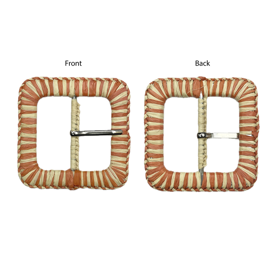 Fashionable Elegant Raffia Buckle