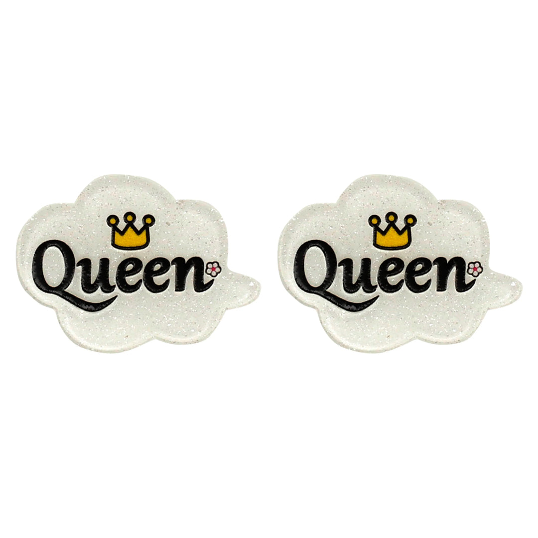 Queen Acrylic Brooch