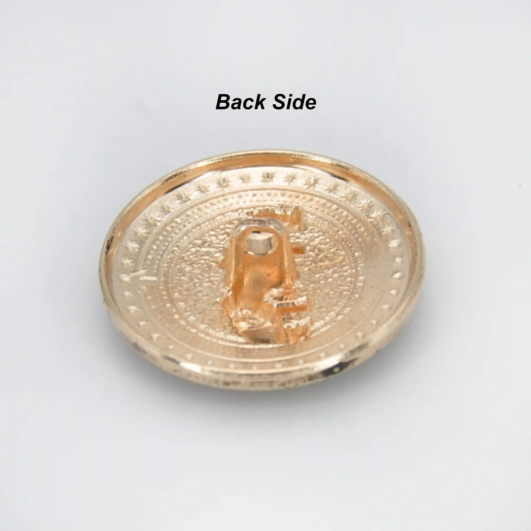 Confronted Elephant Design Metal Buttons | 18mm & 23mm