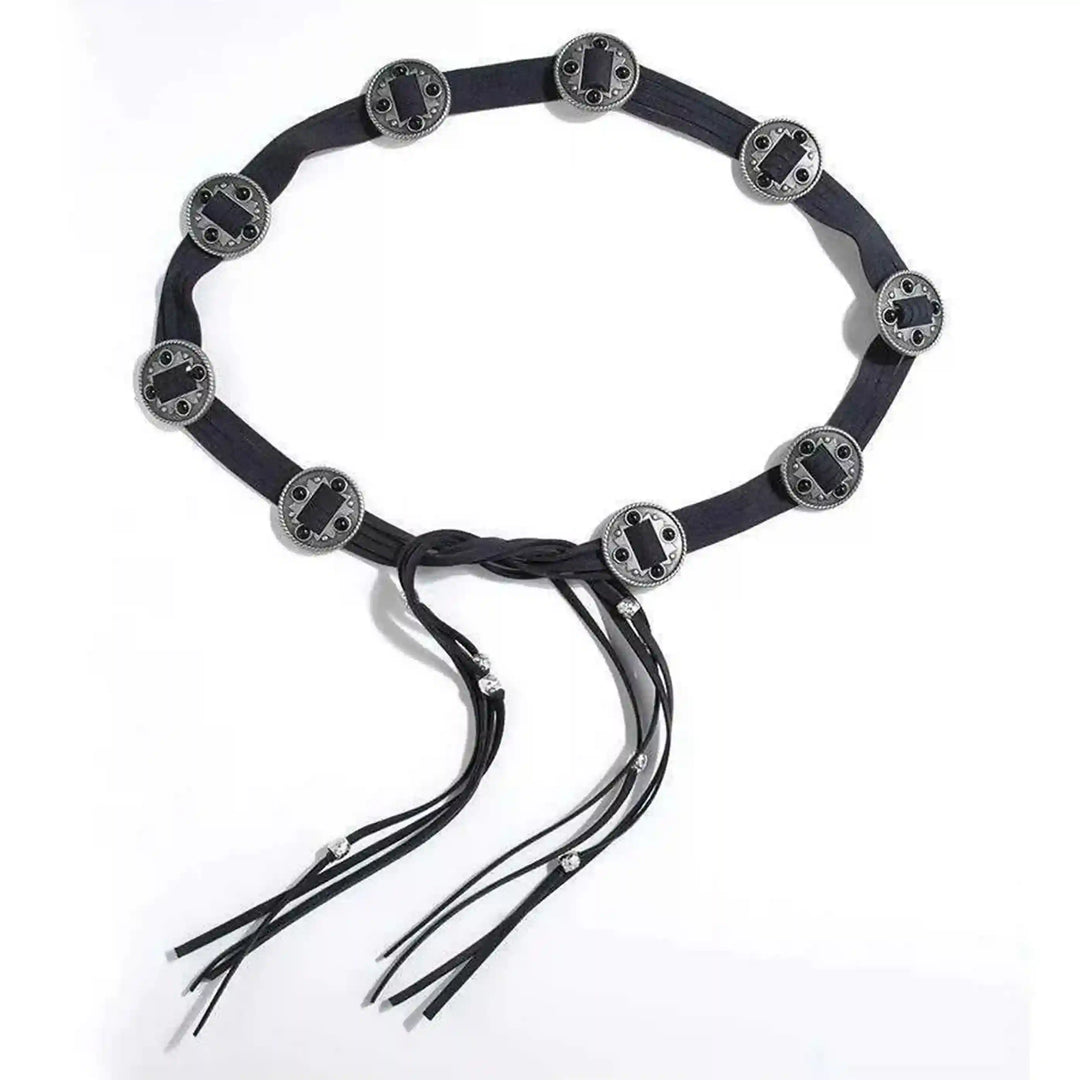 Suede bohemian ethnic style belt