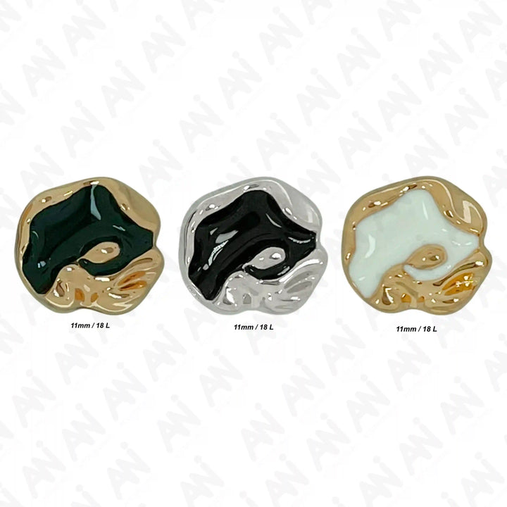 Freeform Inlaid 11mm Shirt Buttons