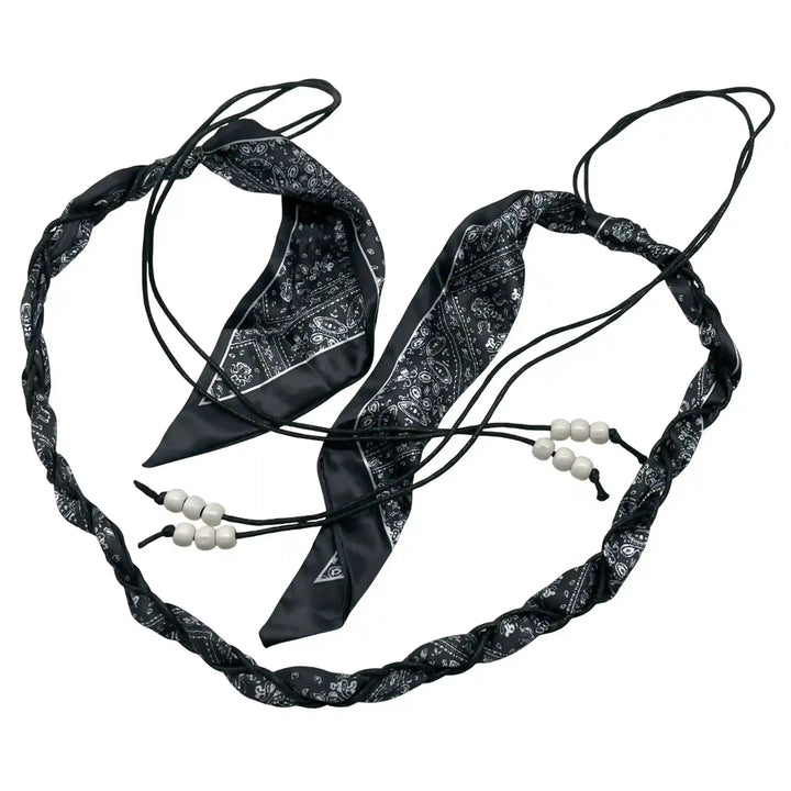 Braided Bandana Scarf Belt