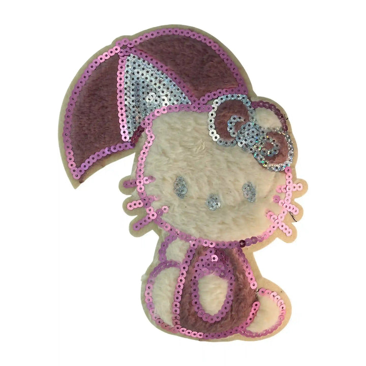 Fuzzy Hello Kitty Sequin Patch