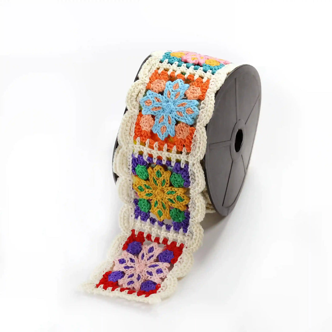 Boho design Crochet Floral Lace