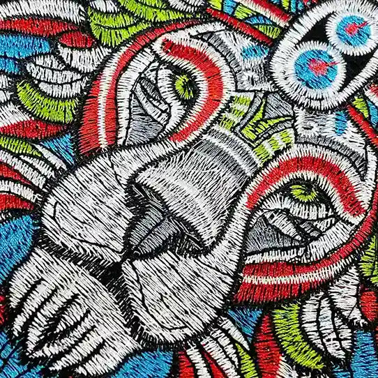 Tribal Inspire African Lion Patch