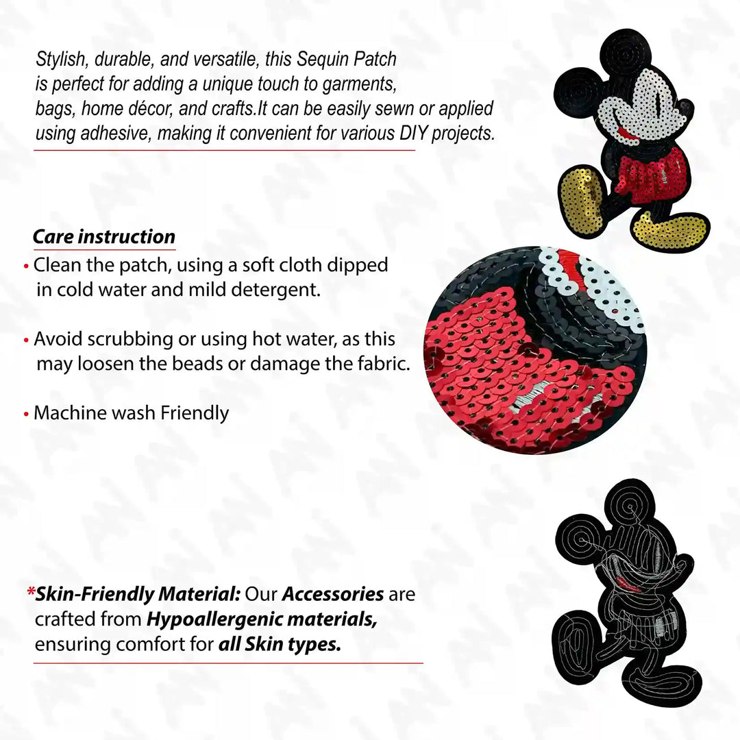 Sequins Mickey Patch