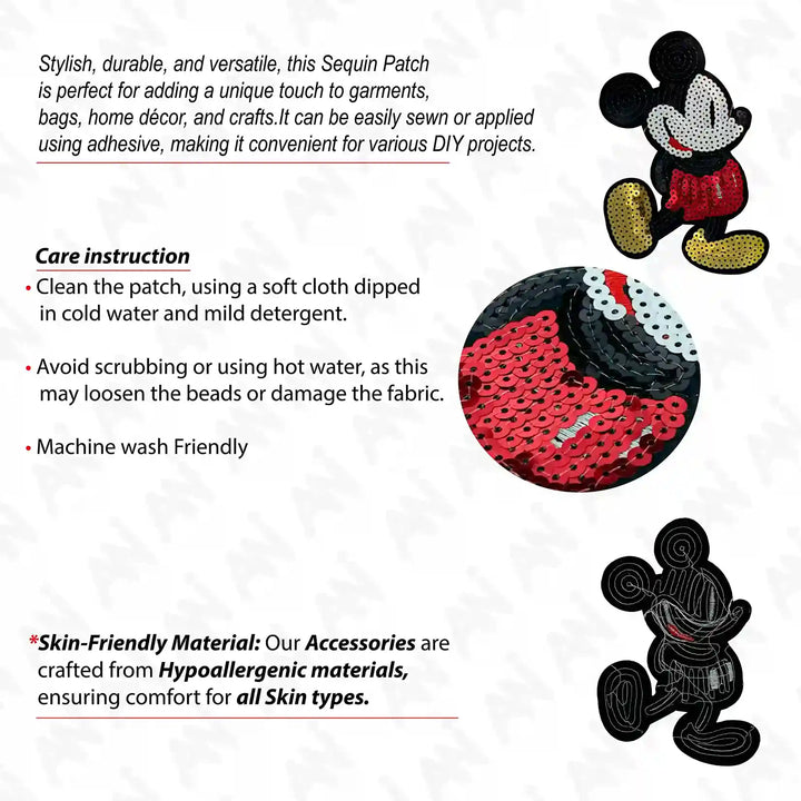 Sequins Mickey Patch