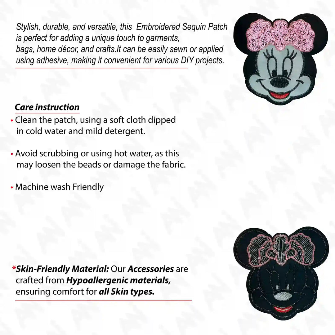 Mickey Sequins Patch
