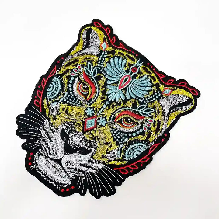 Spirit Jaguar Totem Head Patch