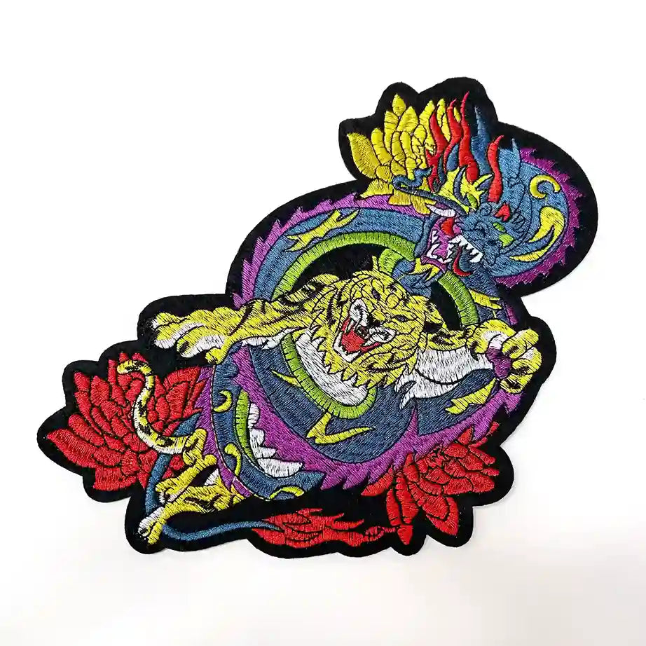 Dragon and Tiger Fighting Patch