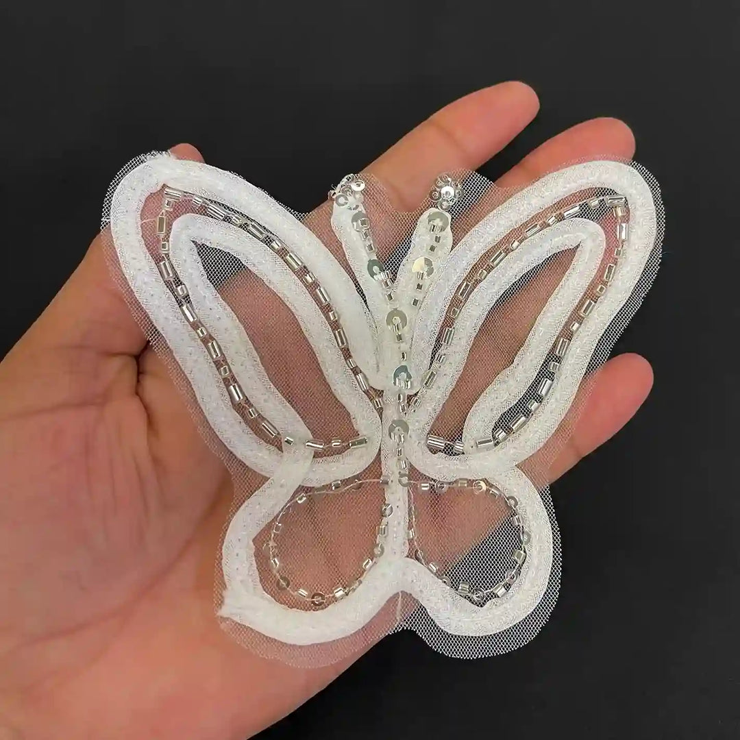 Luxury Beaded Symbolic Appliqué Patch