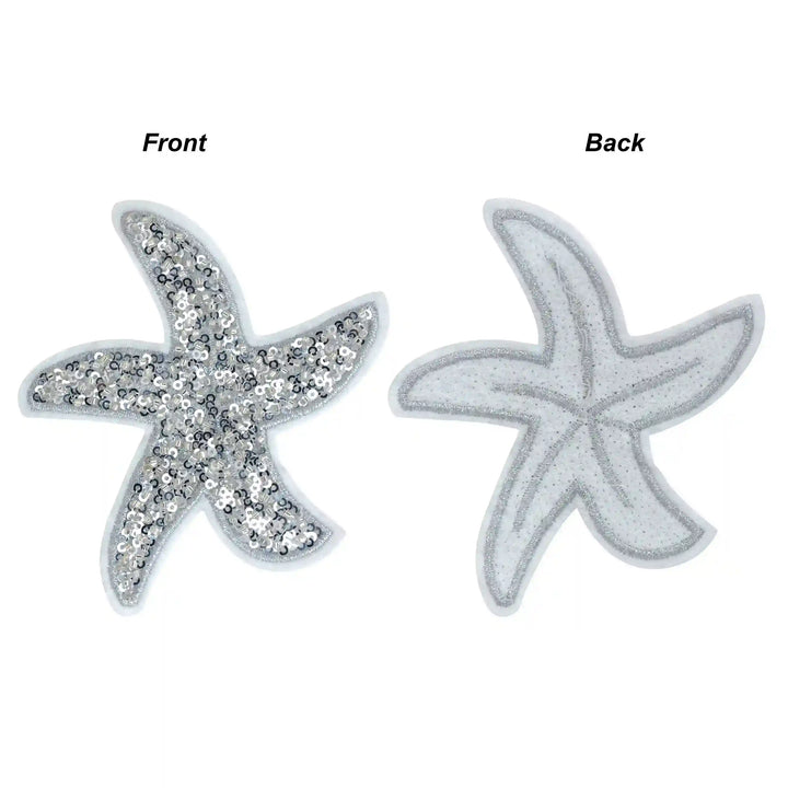 Sequins Star Fish Sew Patch