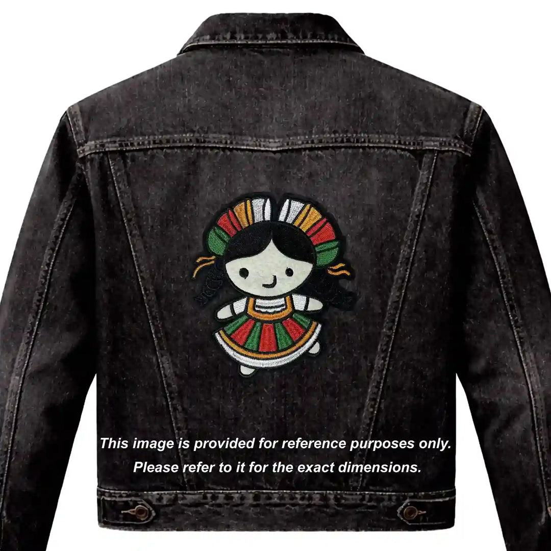 Mexican Lele Rag Doll Hot-Fix Patch
